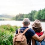 Senior Couple enjoying a beautiful view