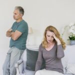 Couple fighting during menopause